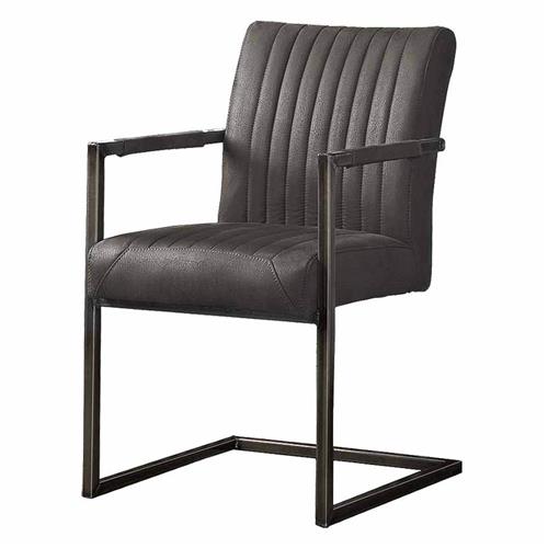 Ferro Armlehnenstuhl fabric Savannah anthracite