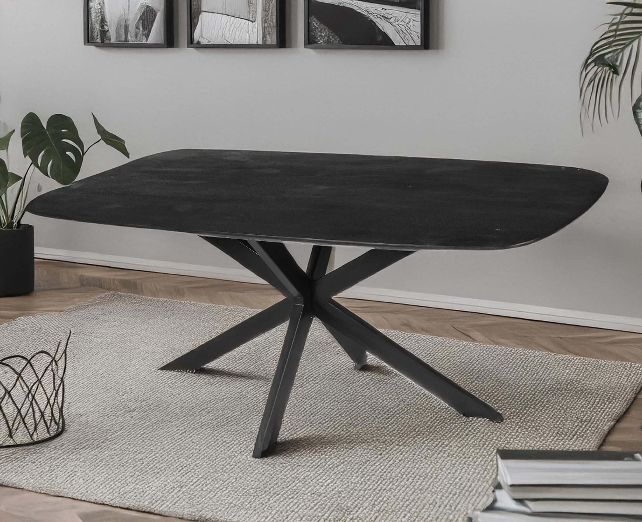 Esstisch Doreen / Sofatisch Doreen Black Sofatisch 130x70x46 (h) cm