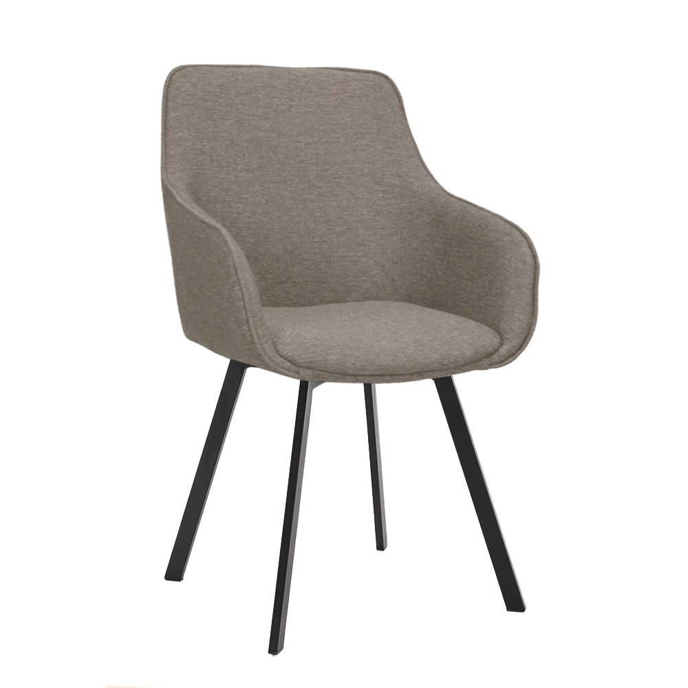 Borgo Armlehnenstuhl fabric beige grey