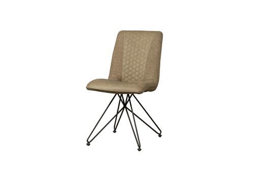 Stuhl Capri leinen braun