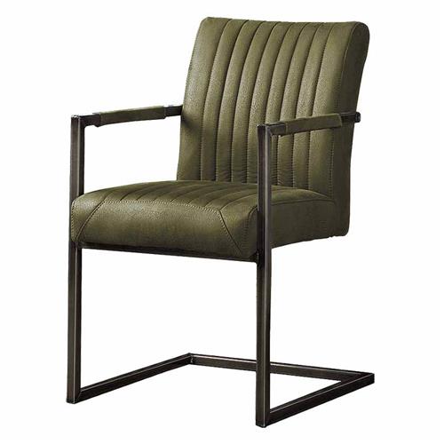 Ferro Armlehnenstuhl fabric Savannah green