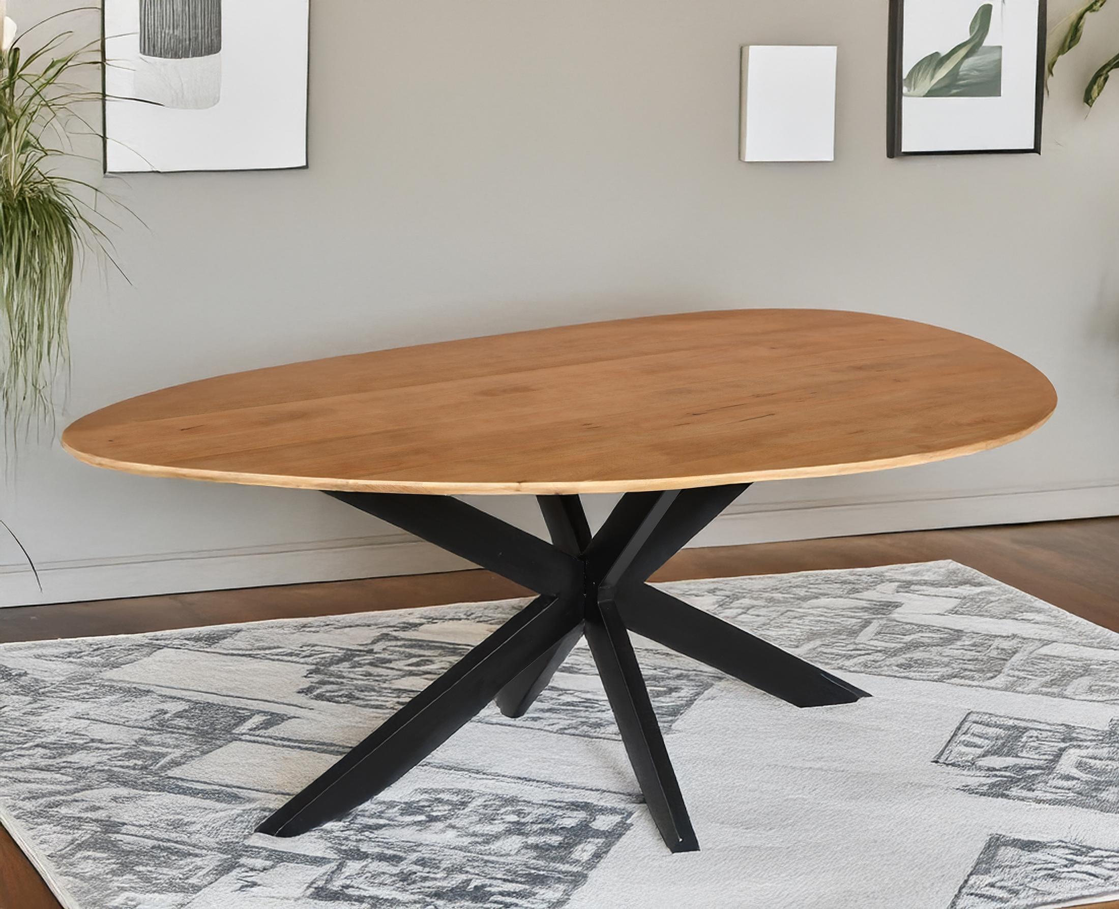 Esstisch Cade / Sofatisch Cade Black Sofatisch 135x70x46 (h) cm