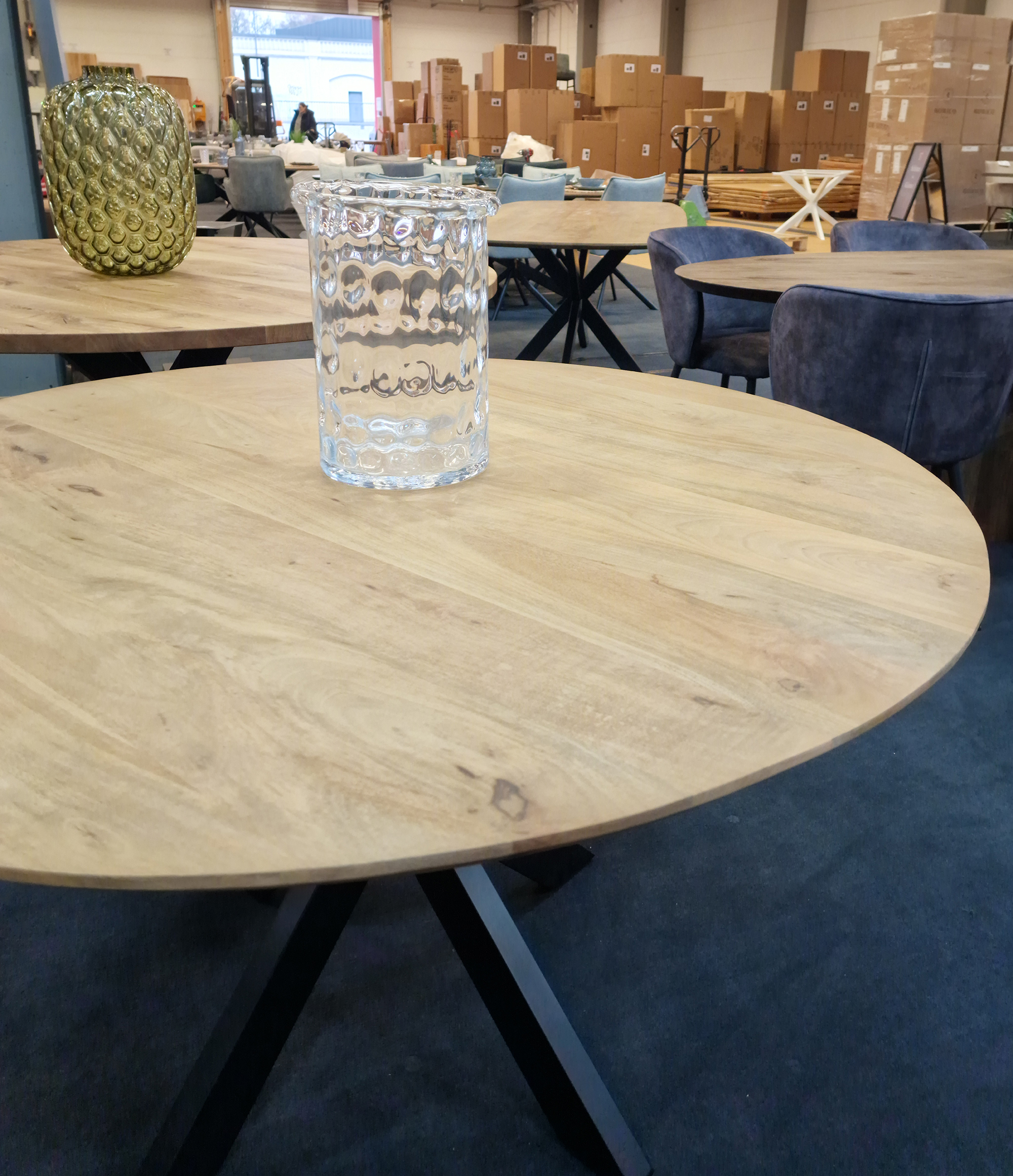 Esstisch Rund Natural D 150x78 (h) cm