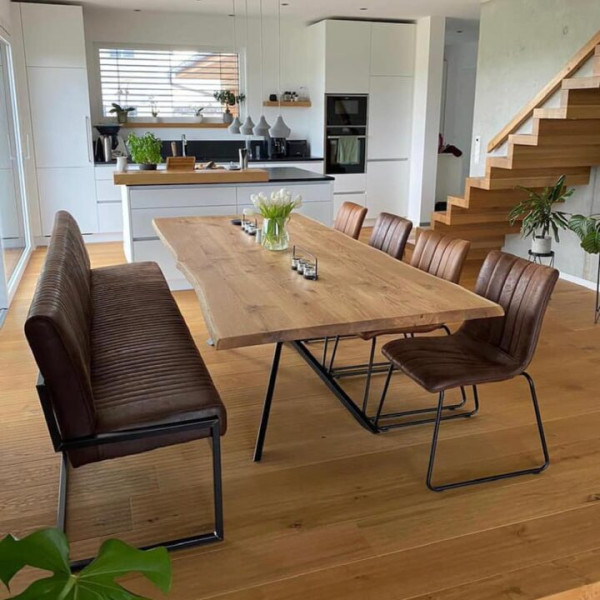 Esstisch Eiche Natural Oak Baumkante